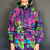 Vintage K-Way Crazy Print Rain Jacket - Large - Vintique Clothing