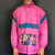 VINTAGE CRAZY PRINT RAIN JACKET - Large - Vintique Clothing