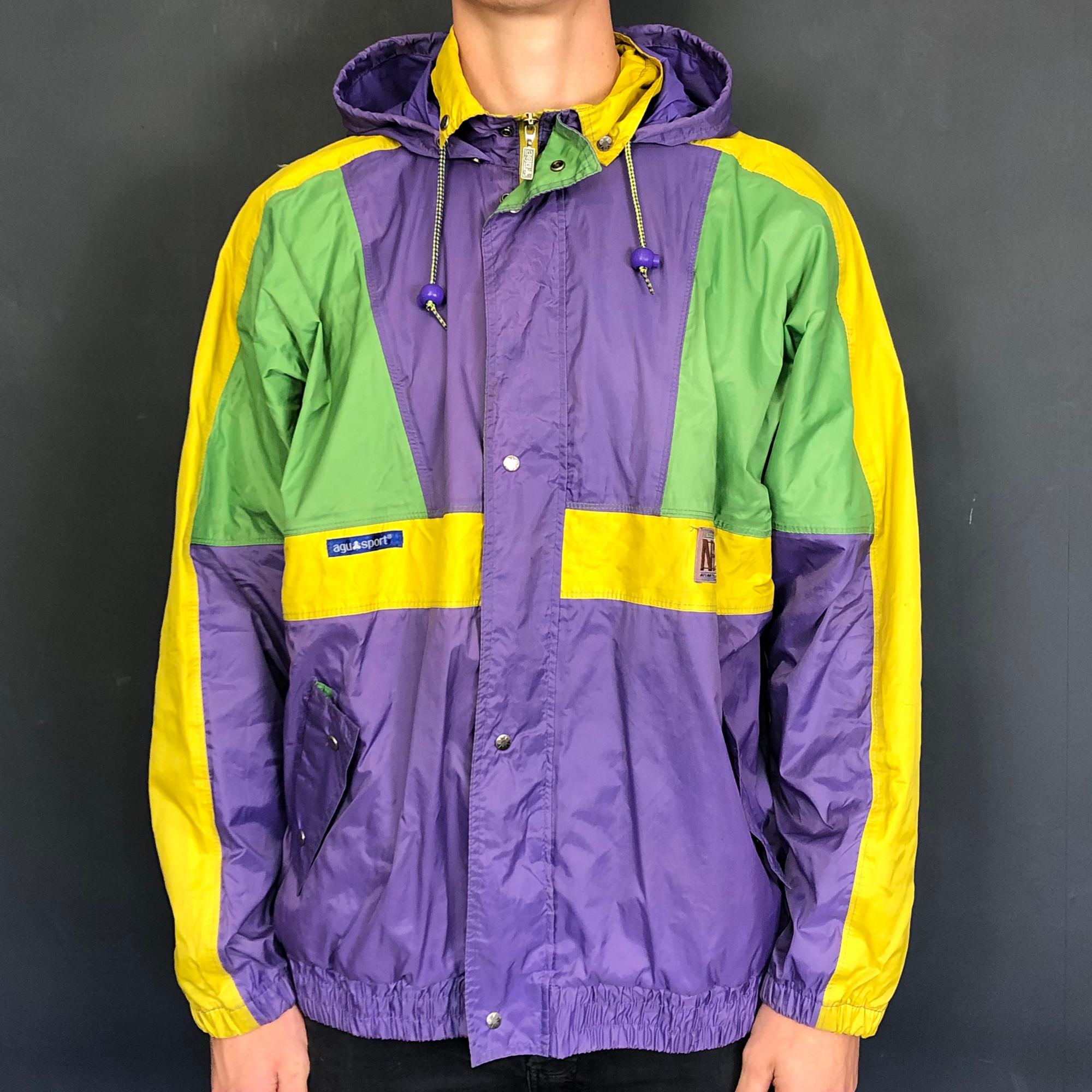 Vintage Agu Sport Rain Jacket - Large - Vintique Clothing