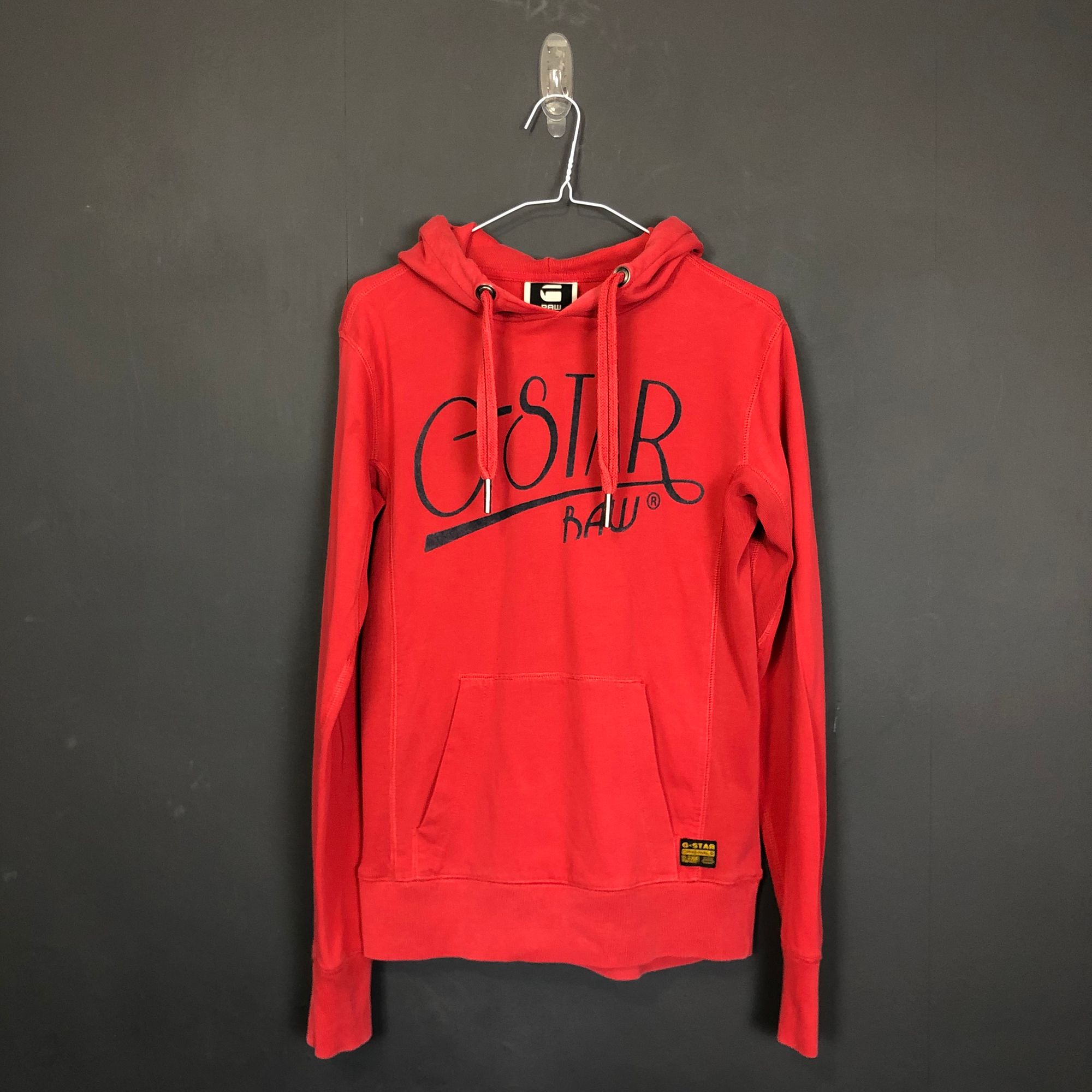 G-Star Hoodie in Red - Small - Vintique Clothing