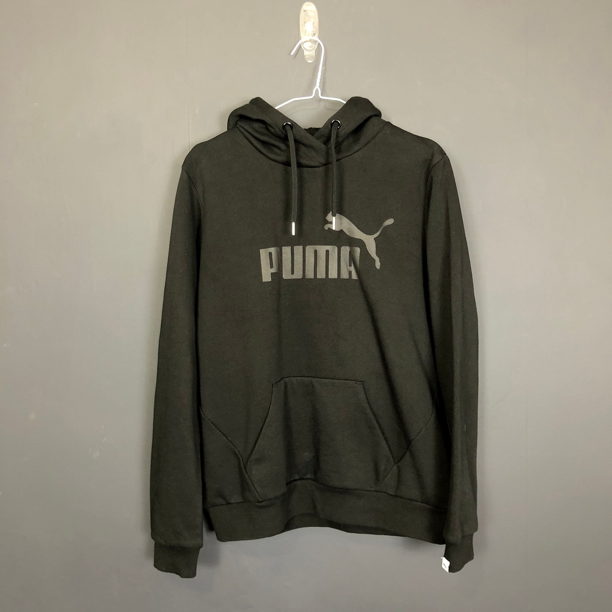 VINTAGE PUMA SPELLOUT HOODIE - XS - Vintique Clothing