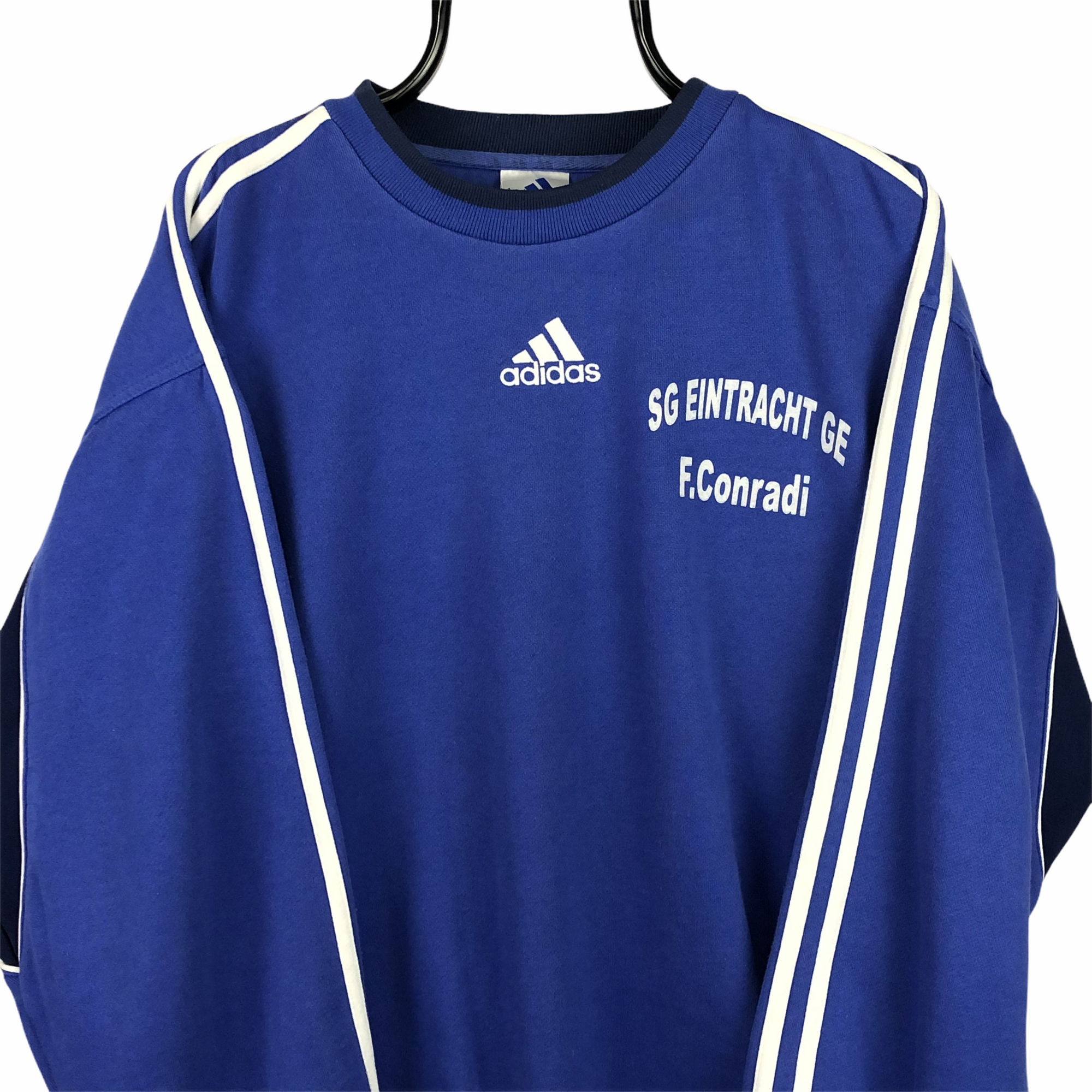 Vintage 90s Adidas Centre Logo Sweatshirt - Men's X/Women's XXL