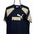 Vintage Puma Embroidered Spellout Tee in Navy/Beige - Men's Medium/Women's Large