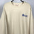 Champion Spellout Repeat Reverse Weave Sweatshirt in Beige - Men's XXL/Women's XXXL