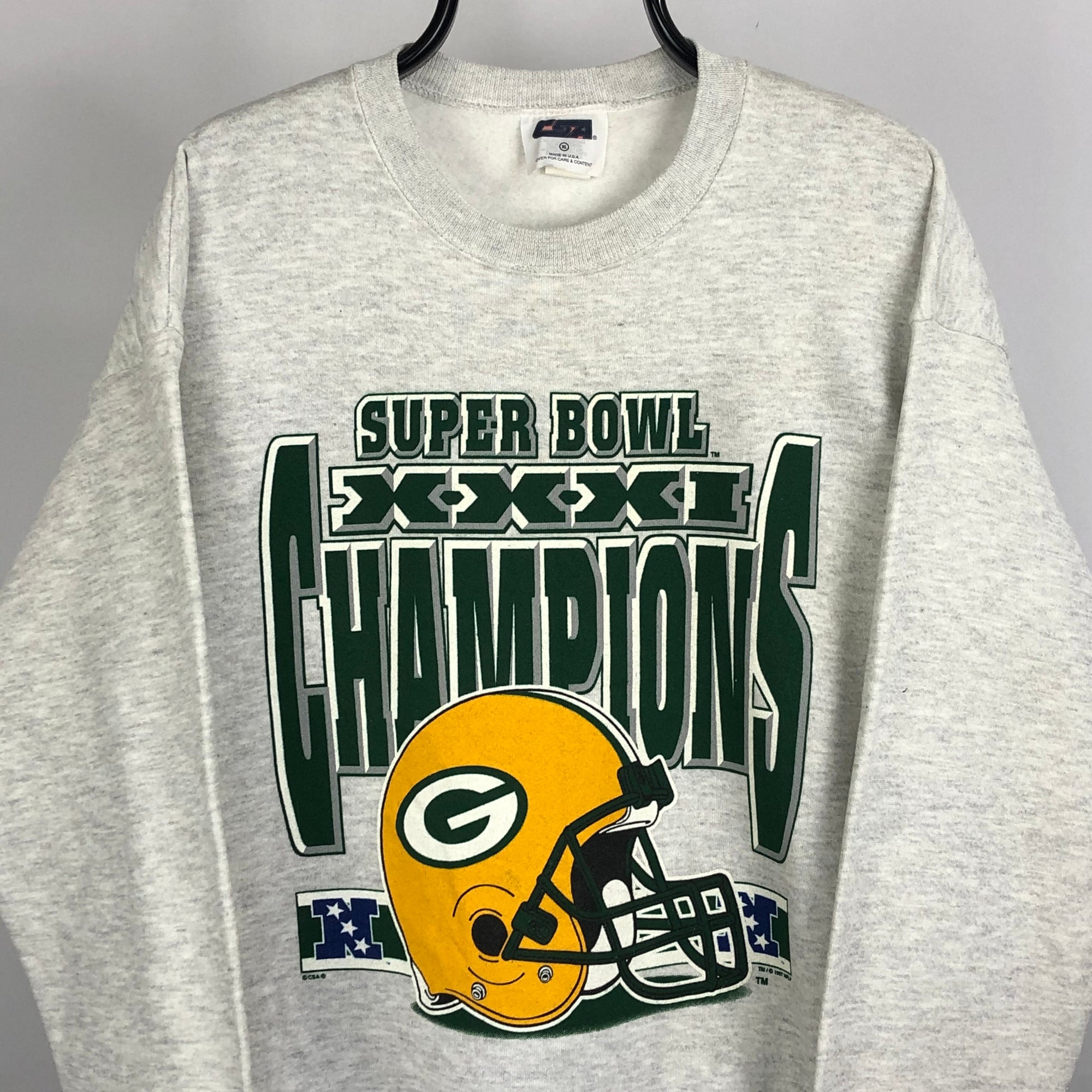 Vintage Green Bay Packers Superbowl XXXI Champions Sweatshirt - Men's XL/Women's XXL