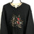 Vintage 90s Birds Embroidery Sweatshirt in Black - Men's XXL/Women's XXXL