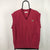 Vintage Lacoste Sweater Vest in Pink - Men's Medium/Women's Large