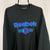 Vintage 80s Reebok Spellout Sweatshirt in Black/Purple/Turquoise - Men's XL/Women's XXL