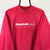 Vintage 90s Reebok Spellout Sweatshirt in Pink - Men's Medium/Women's Large