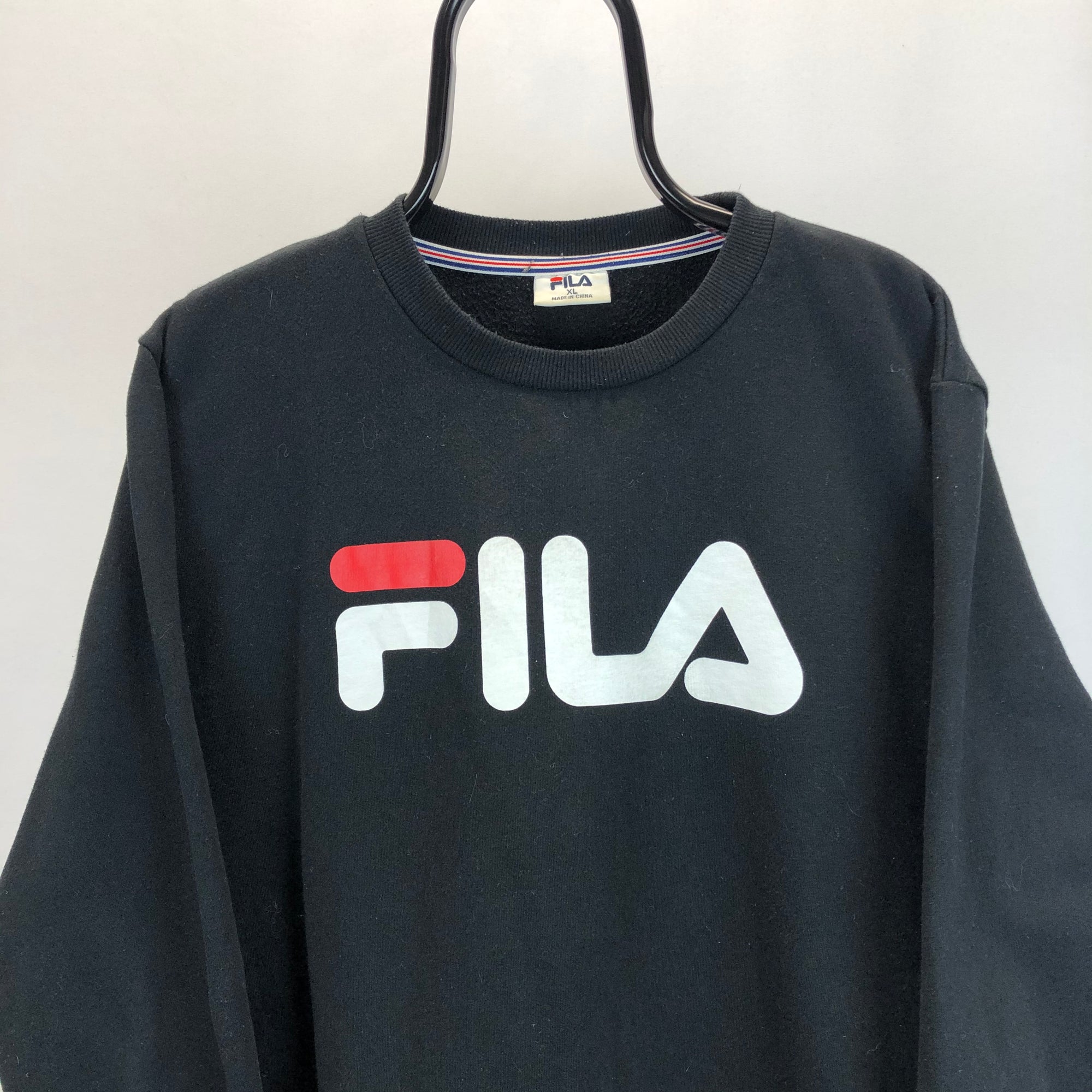 Fila Sweatshirt in Black - Men's XL/Women's XXL