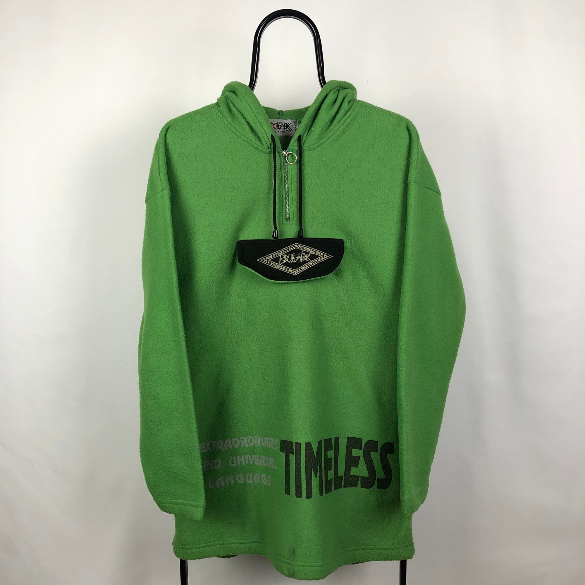 Vintage 'Timeless' Fleece Hoodie - Men's XXL/Women's XXXL