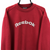 Vintage 90s Reebok Spellout Sweatshirt in Red - Men's Medium/Women's Large