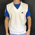 Vintage Adidas Sweatshirt Vest in White - Vintique Clothing