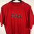 VINTAGE FILA TEE IN RED - MEDIUM