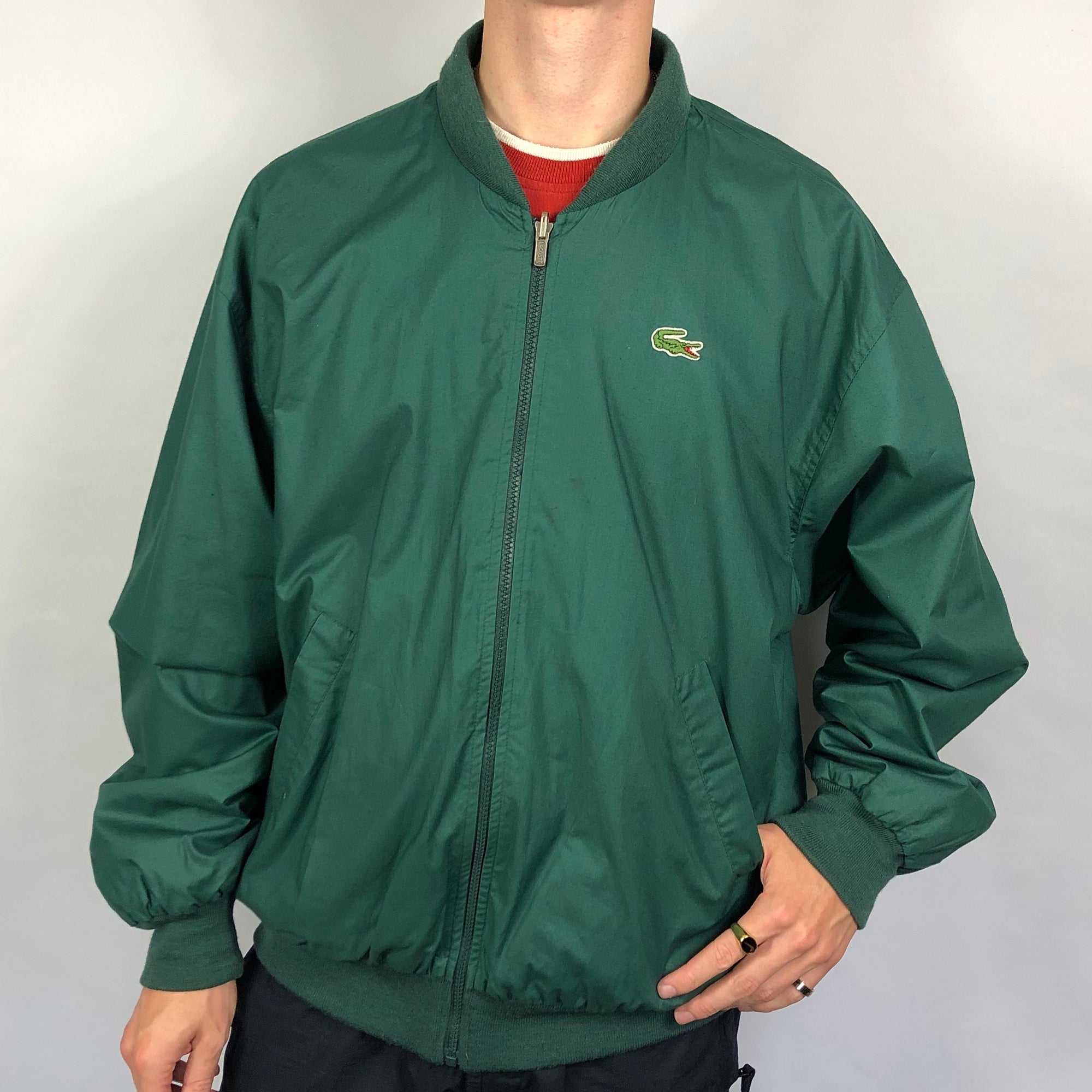 Vintage Lacoste Reversible Bomber Jacket - Men’s XL/Women’s XXL