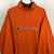 Vintage Champion 1/4 Zip Sweatshirt in Orange - Men’s Large/Women’s XL