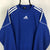 Vintage Adidas Centre Logo Sweatshirt in Blue - Men’s Large/Women’s XL